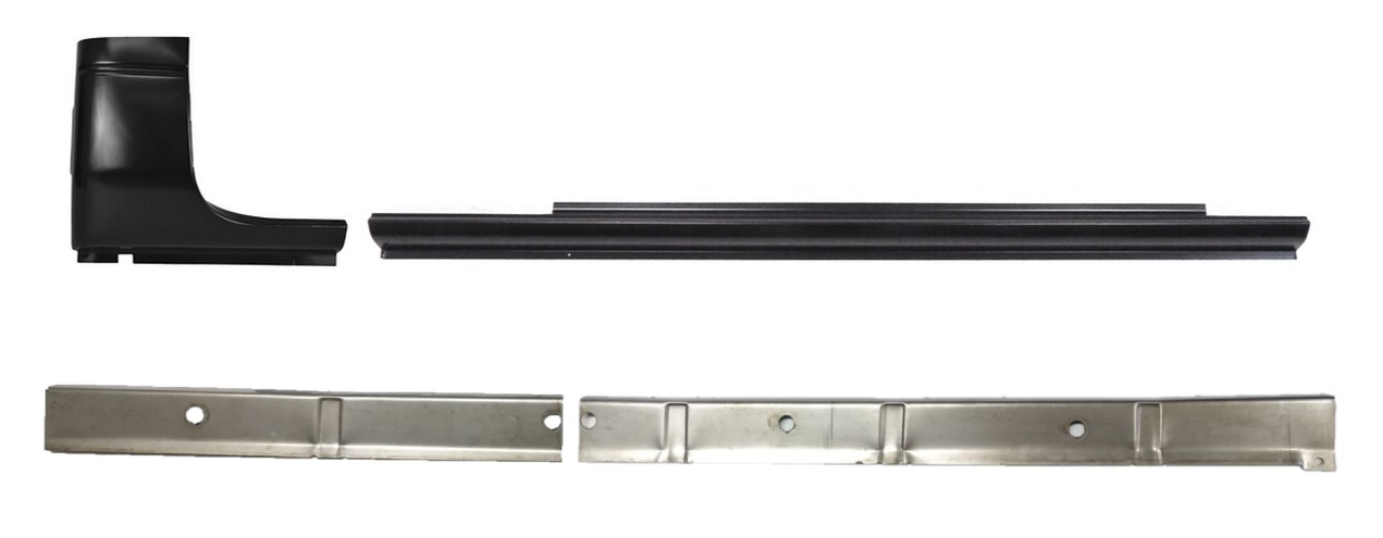 Slip-On Rocker Panel & Cab Corner Inner Rocker 1998-2001 Dodge Ram Quad Cab Pass img