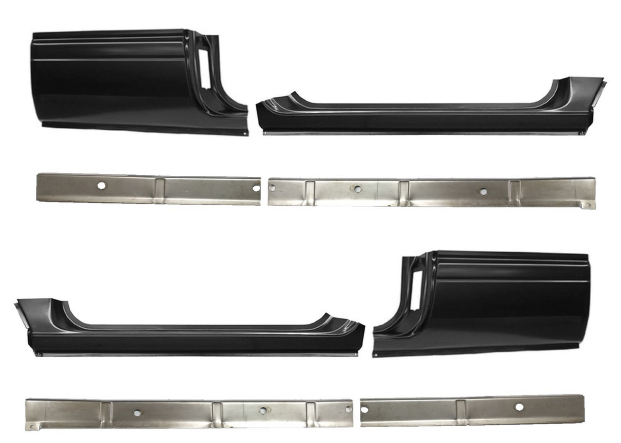 Lh Rh 1994-2001 Dodge Ram Inner Outer Rocker Panel And Cab Corner Set 2 Door Ext img