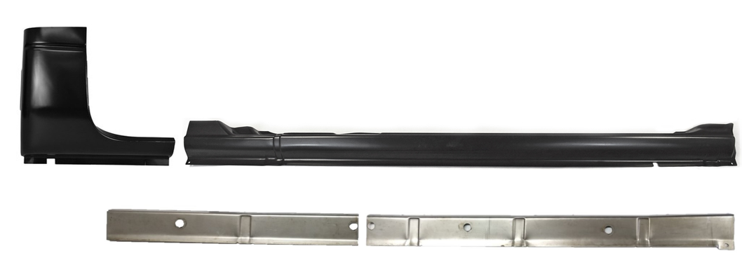 Outer/Inner Rocker Panels Cab Corner 4 Door Quad Cab 1998-2001 Dodge Ram RH img