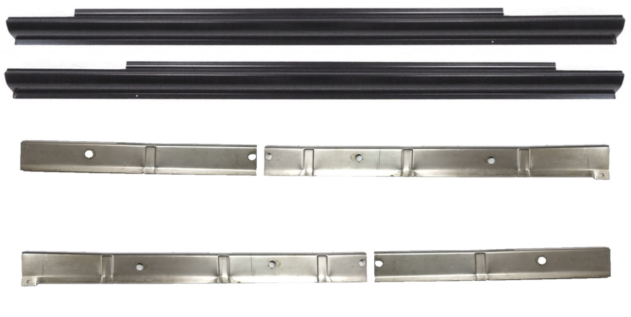 Lh Rh 1998-2001 Dodge Ram Quad Cab Slip-On Outer Rocker And Inner Rockers img