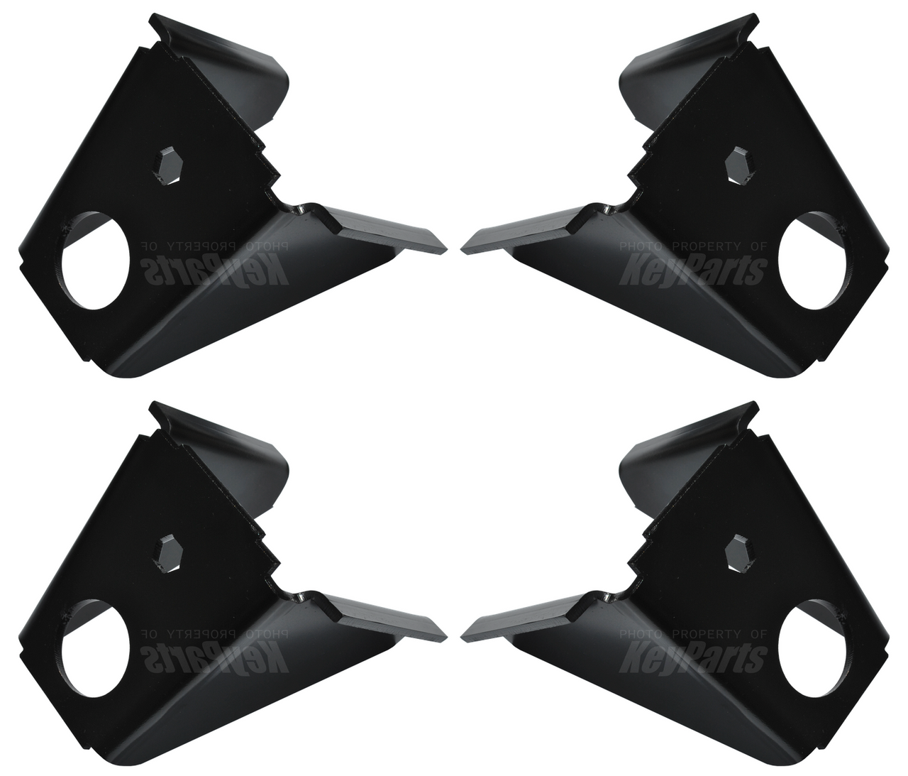 1976-1986 Jeep Wrangler Cj5 Cj7 Intermediate Frame Side Body Mount 4 Piece Set img