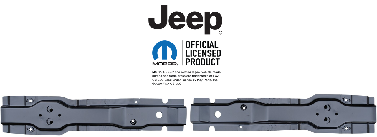1987-1995 Jeep Wrangler YJ Outboard Floor Supports Sold As Pair img