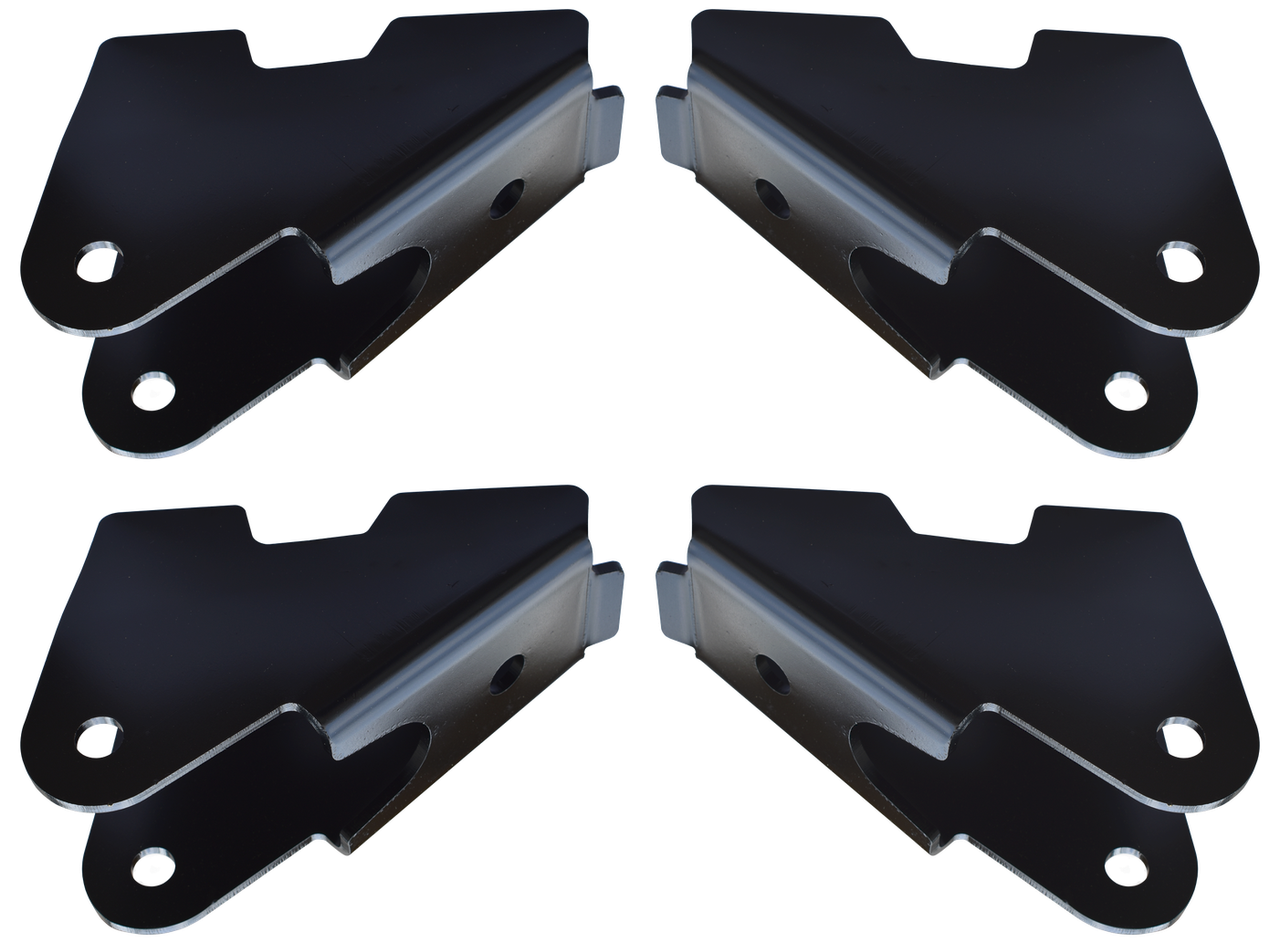 1987-1995 Jeep Wrangler YJ Leaf Spring Hanger Brackets 4 Piece Set img
