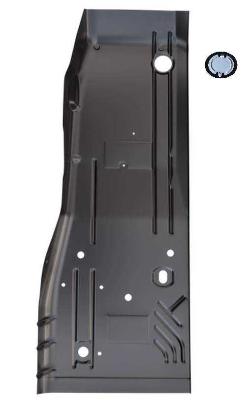 Front to Rear Floor Pan Section Fits 1984-2001 Cherokee XJ-Passenger Side img