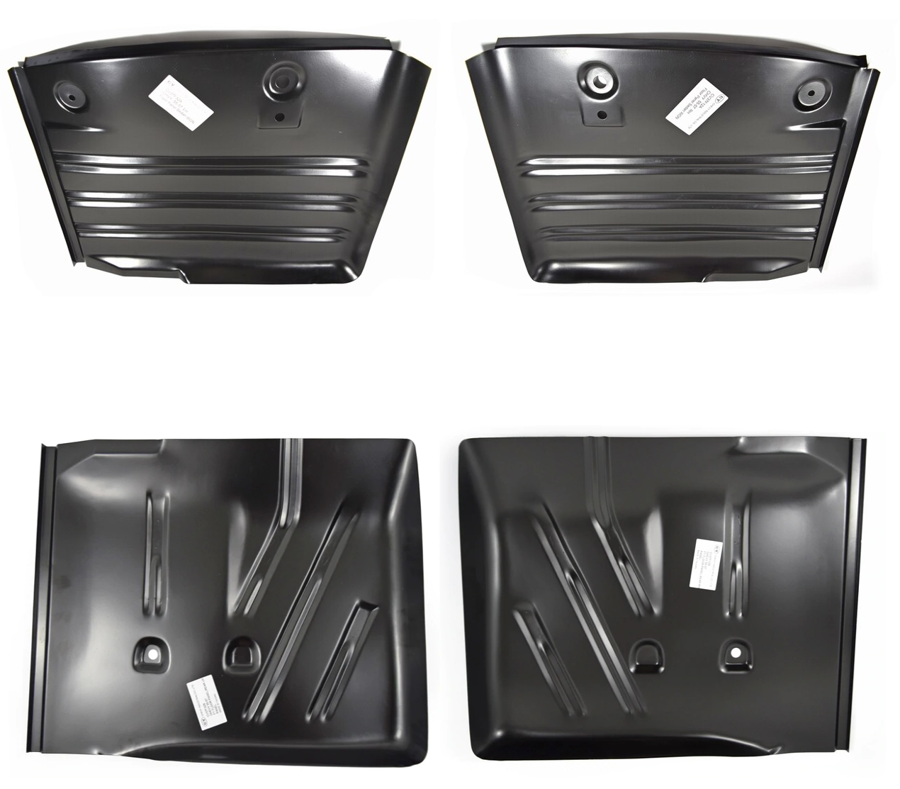 Lh Rh 1955-1957 Chevy Front And Rear Floor Pan Patch Set (Except Convertible) img