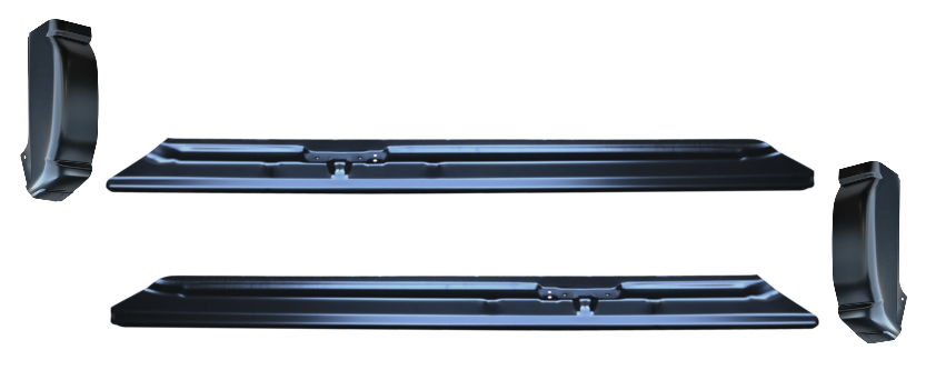 Lh Rh 1999-2006 Chevy Gmc Pickup Outer Rocker Panel Cab Corner Set 4 Dr Ext Cab img