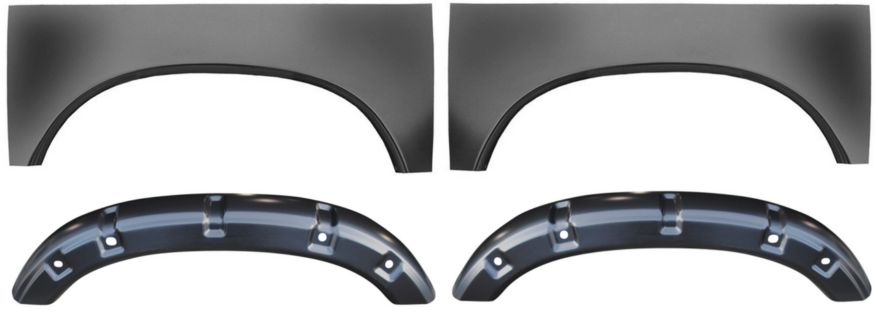 2002-2008 Dodge Ram Rear Upper Bedside Patch And Outer Wheelhouse Set 4pcs img