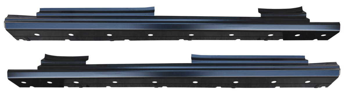 2014-18 Chevy Gmc Pickup Slip-on Rocker Panel Set Fits 30.5 in. Wide Rear Door img