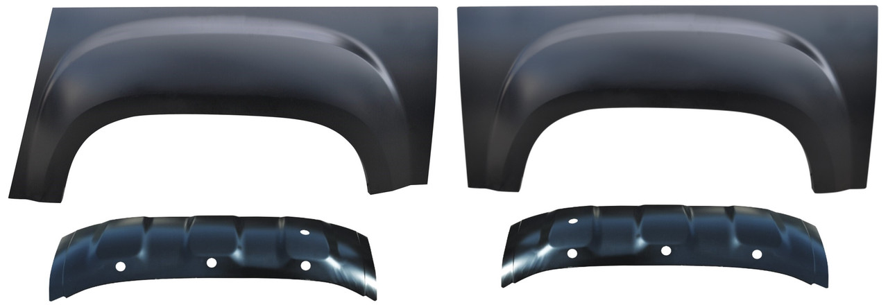 2007-2013 Gmc Sierra Upper Rear Wheelarch & Wheelhouse SET For 68" Long Bed img