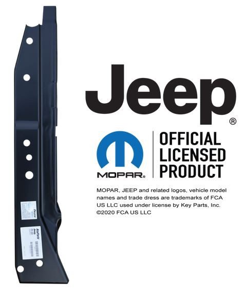 Lh 1976-1986 Jeep CJ7 1987-1995 YJ Door Hinge Pillar Inner Brace img