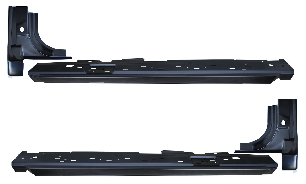 LhRh 1999-2011 Ranger Factory Style Rocker Panel Cab Corner Set 4Dr Extended Cab img