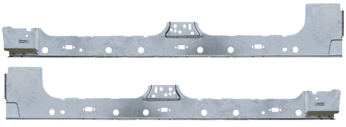 Lh Rh 2004-2008 Ford Pickup F150 Inner Rocker Set For 4 Door Crew Cab img