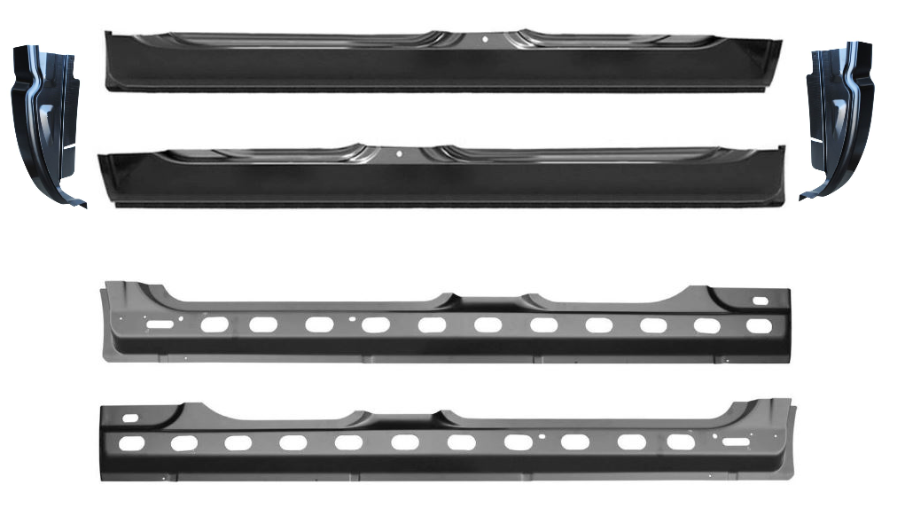 2002-2008 Dodge Ram Pickup Outer Rockers, Centers and Cab Corners 4 Dr Quad Cab img