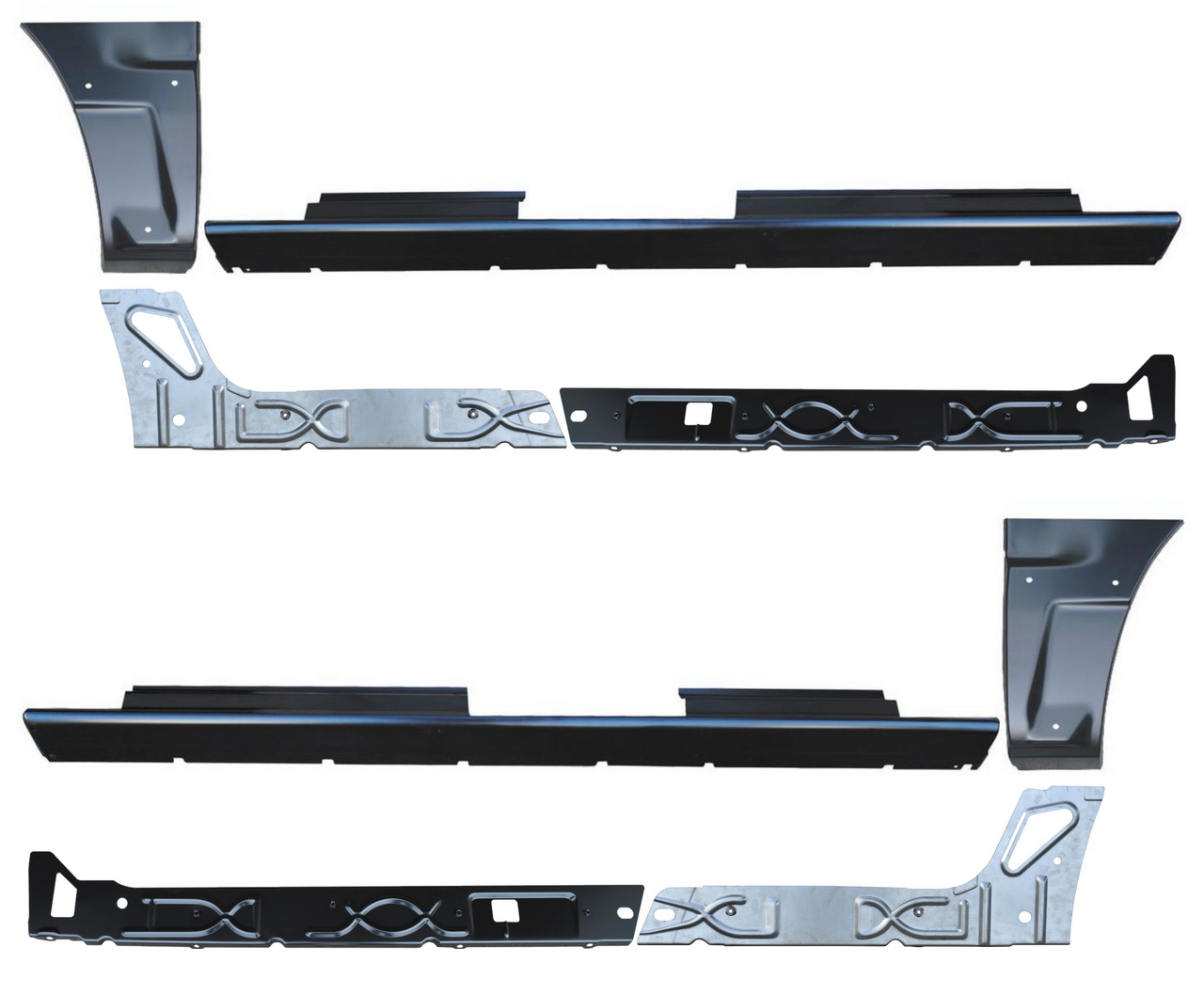 2002-2006 Avalanche Inner Outer Rockers Quarter Front Sections Models W/cladding img