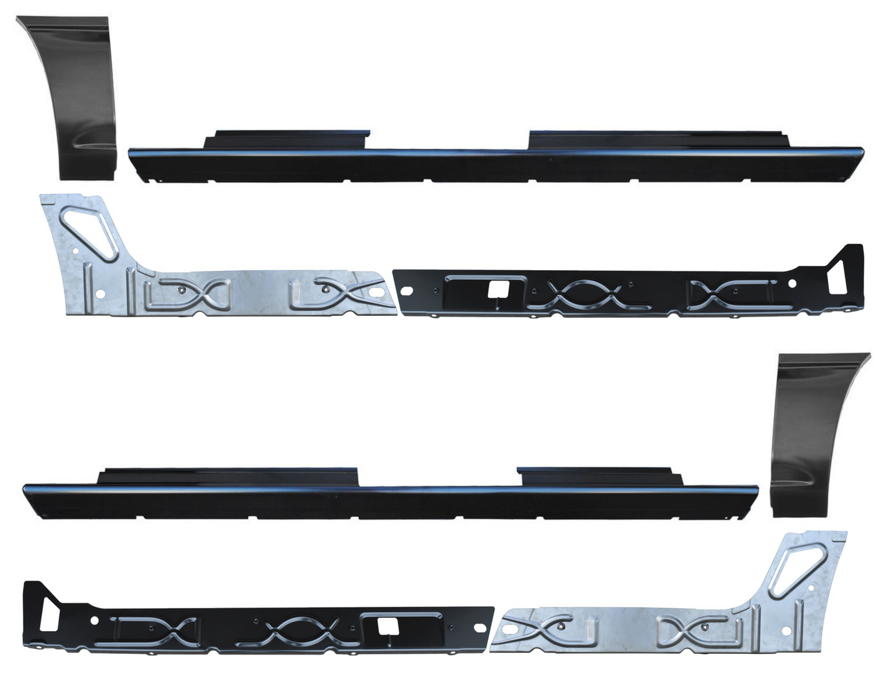 2000-2006 Suburban, Avalanche, Yukon XL Inner Outer Rockers & Quarter Fronts img