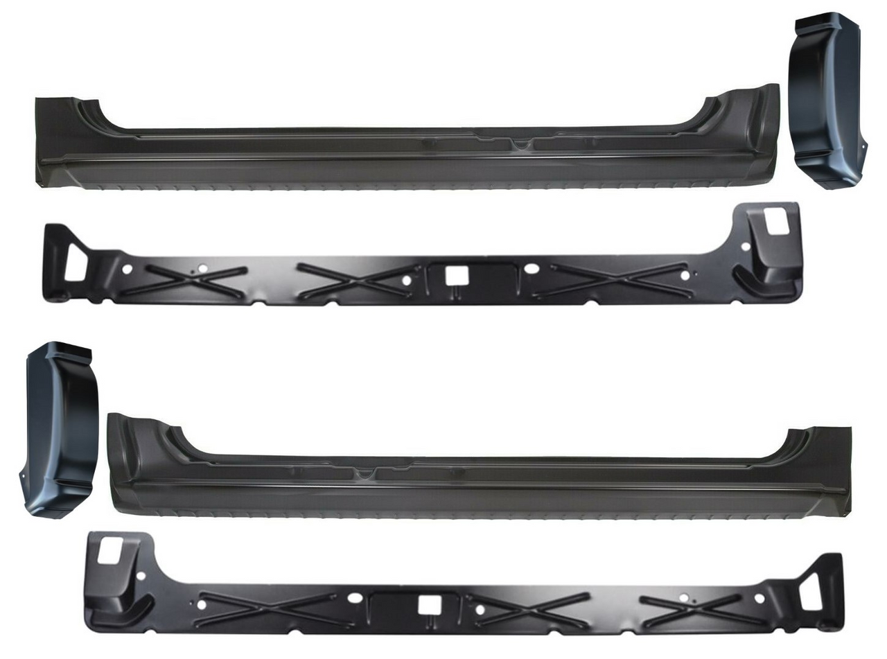 1999-2006 Chevy Silverado Pickup 4Dr Extended Cab Outer Inner Rocker Cab Corners img