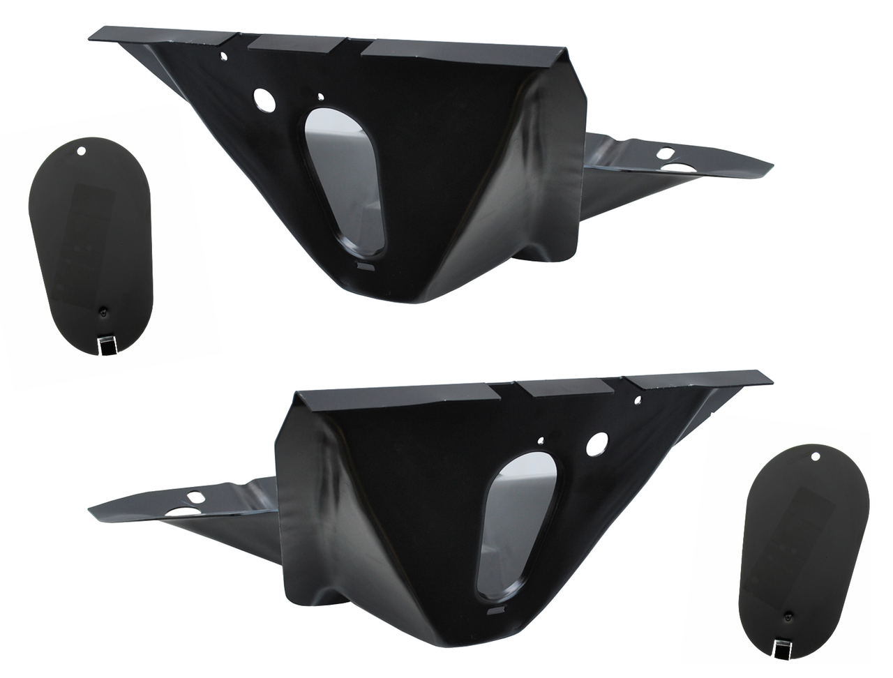 Front Cab Mount Set With Covers Fits 1965-1979 Ford Pickup & 1978-1979 Bronco img
