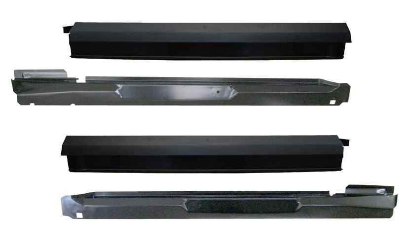 1967-1969 Camaro Firebird Factory Style Inner Outer Rocker Panel 4 Piece SET img