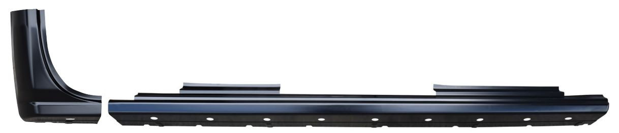 2014-18 Chevy Gmc Pickup Slip-on Rocker Cab Corner Fits 40 inch Wide Rear Door img