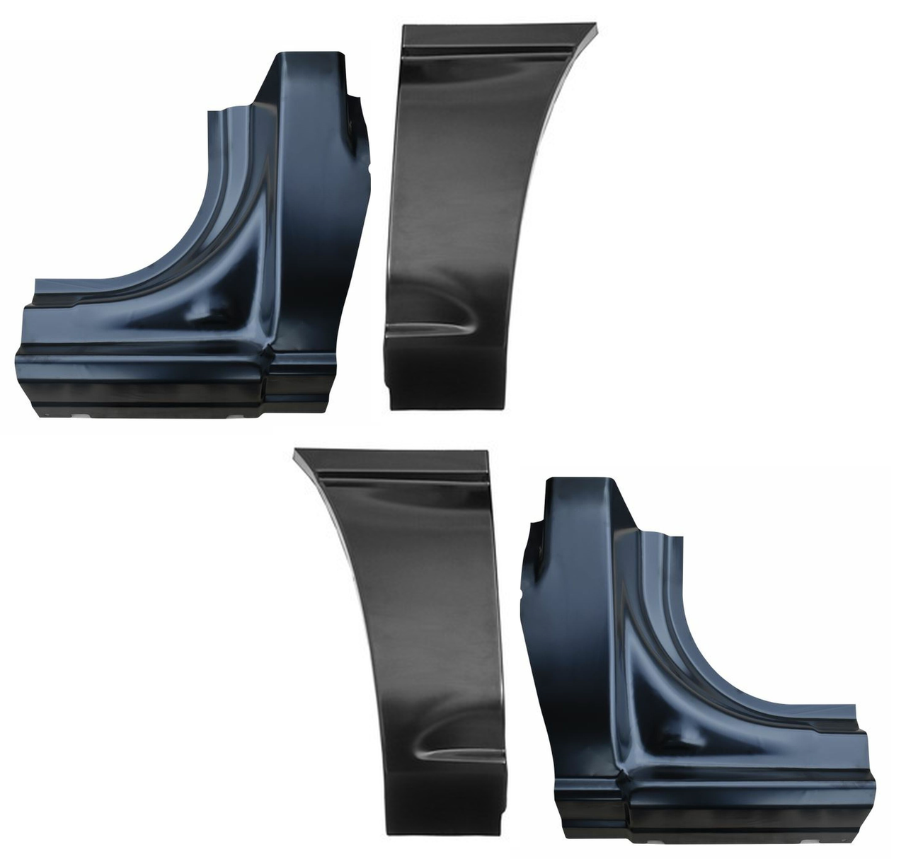 Lh Rh 2000-2006 Suburban / Avalanche & Yukon Xl Rocker Panel Doglegs Quarter Fro img