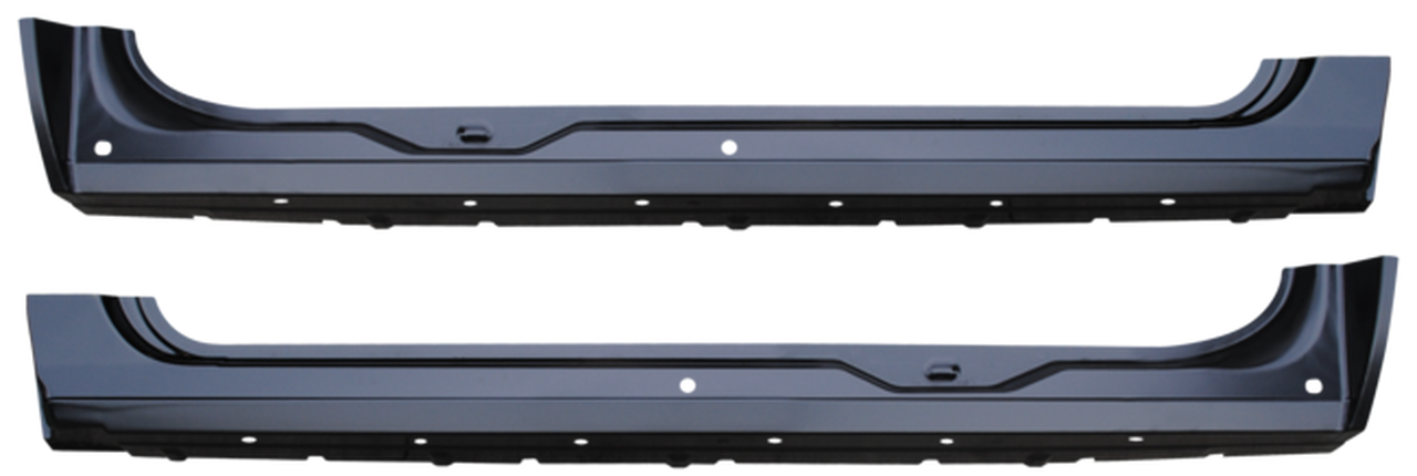 Outer Rocker Panel SET 2007-2013 Chevy & Gmc Pickup Fits 4 Door Extended Cab img