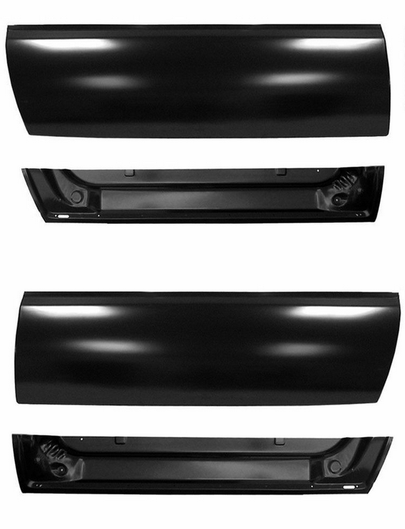 1999-2016 Ford Superduty Excursion 4 Piece Door Skin & Door Bottom Repair Kit img