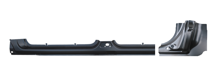 Lh 2000-2004 Dodge Dakota Outer Rocker Panel Cab Corner 4 Door Crew Cab img