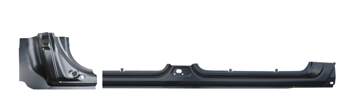 Rh 2000-2004 Dodge Dakota Outer Rocker Panel Cab Corner 4 Door Crew Cab img