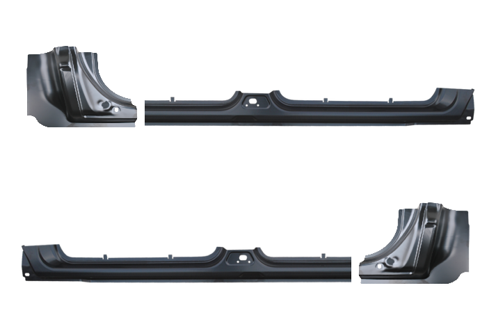 Lh Rh 2000-2004 Dodge Dakota Outer Rocker Panels Cab Corners 4 Door Crew Cab img