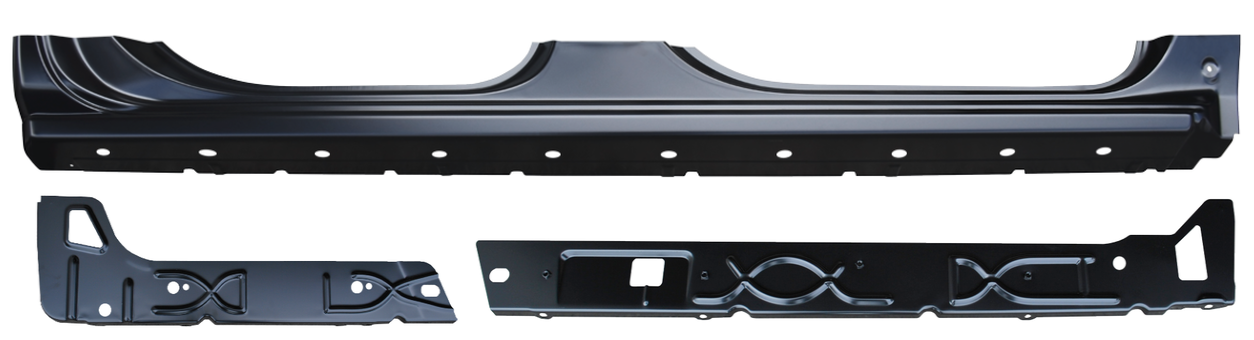 Factory Style Outer/Inner Rocker Panel Fits 2014-2018 Chevy Gmc Pickup-Passenger img