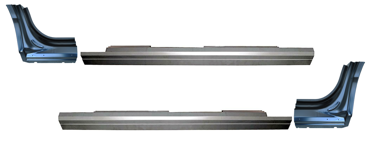 Slip-on Rocker Panel & Doglegs Fits 02-10 Ford Explorer Mercury Mountaineer PAIR img