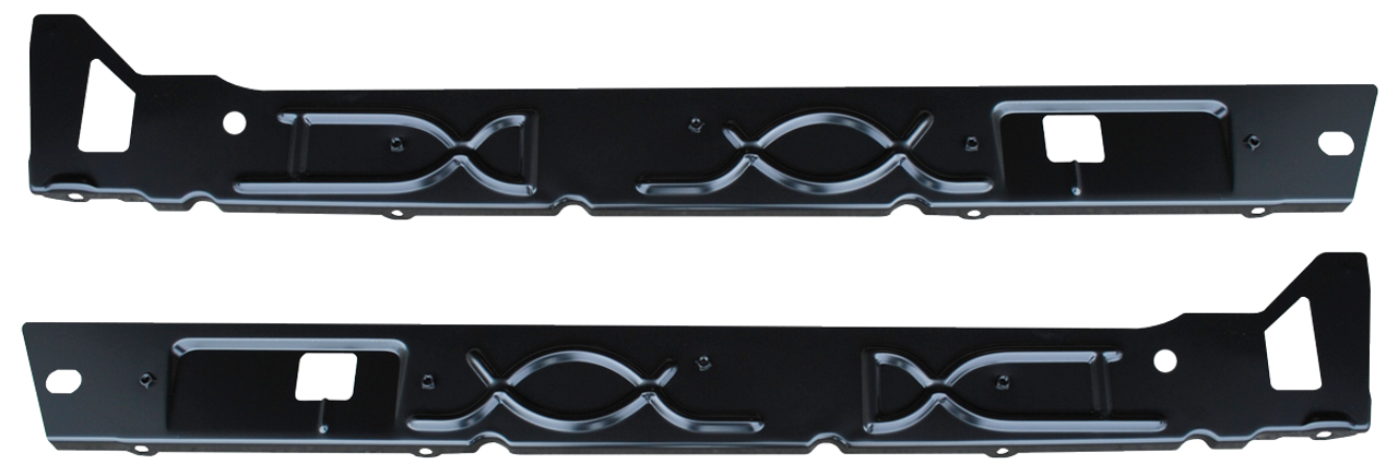 1999-2018 Chevy Gmc Pickup Inner Rocker Panel SET Under Front Doors 4 Dr Crewcab img