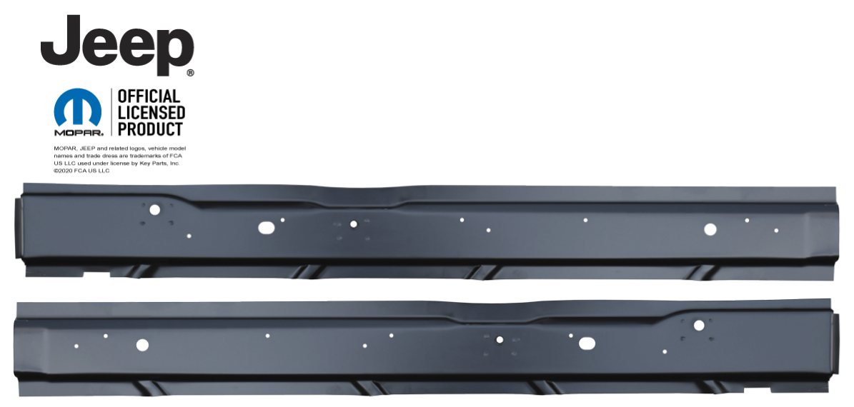 Lh Rh 1984-2001 Jeep Cherokee XJ Inner Rocker Panel SET - Fits Both 2/4 Door img