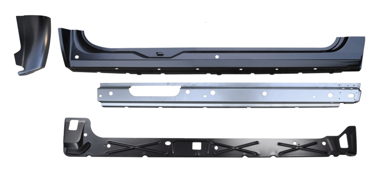 Complete Rocker Panel Cab Corner KIT Fits 2007-13 Chevy Gmc Pickup For RH img