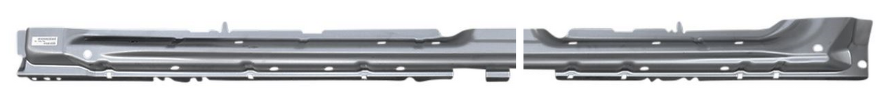 Lh 2009-2014 Ford Pickup F150 Inner Rocker Supports 2 Piece For 4 Door Crew Cab img