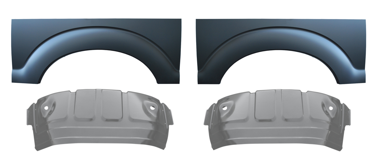 Lh Rh 2010-2016 Ford Superduty Upper Rear Wheelarch & Wheelhouse SET img