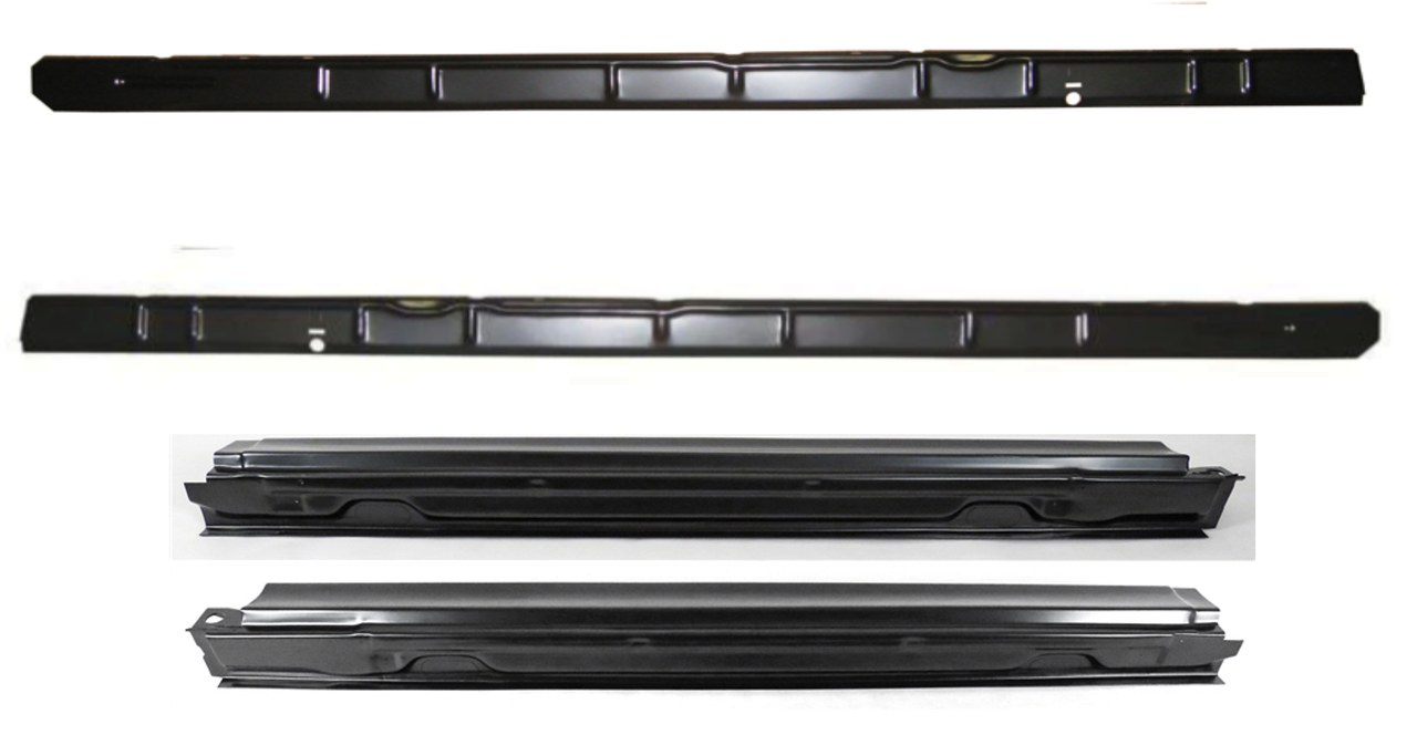 Factory Style Inner/Outer Rocker Panel SET 1955 Chevy Bel Air All 2 Door Models img