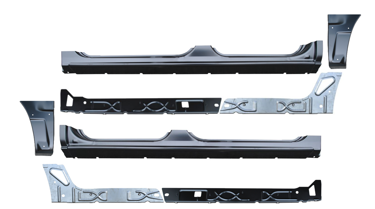 2002-2006 Avalanche Inner/Outer Rocker Panel and Quarter Front Sections img