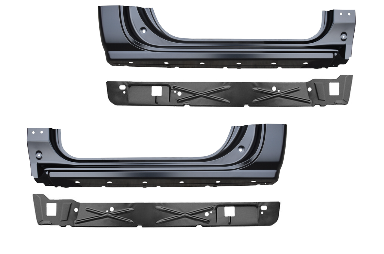 Factory Style Inner/ Rocker Panel Set 2 Door Std Cab 2014-2018 Chevy Gmc Pickup img