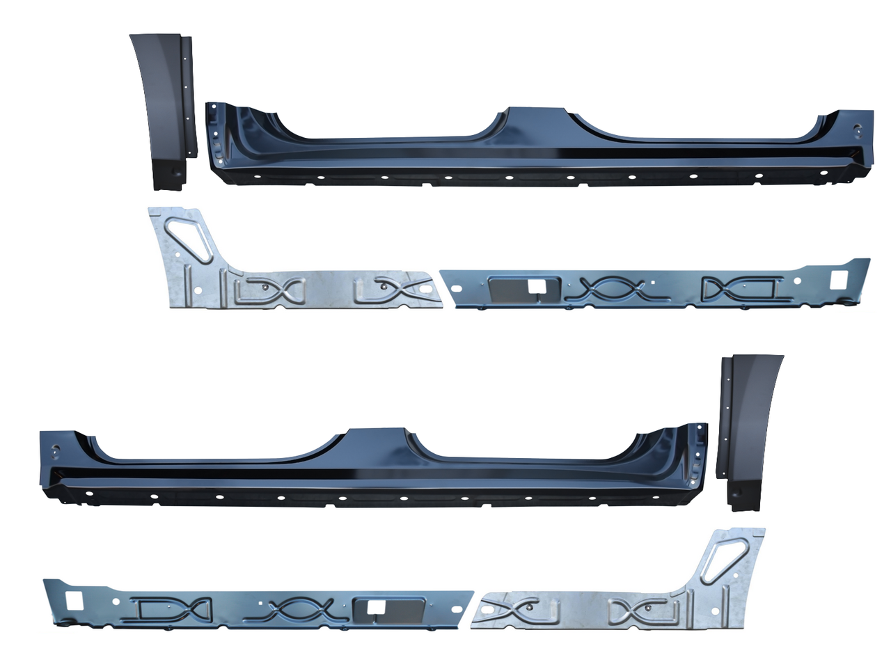 Factory Style Outer/Inner Rocker Panel 2015-2020 Suburban Yukon XL Escalade ESV img