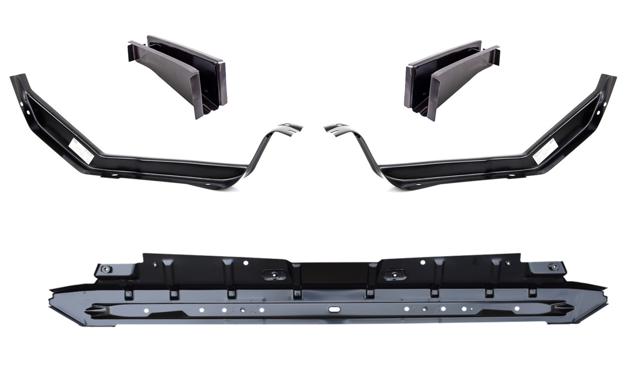 1973-1987 Chevy Gmc Pickup Front Cab Floor Braces, Front & Rear Cab Mount SET img