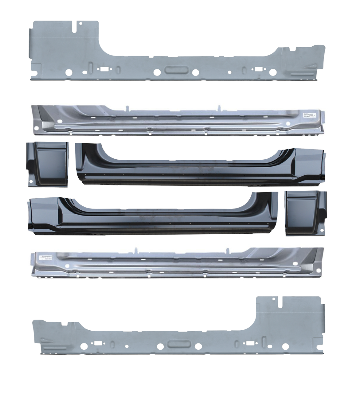 2009-2014 Ford Pickup F150 8 Piece Outer, Inner Rocker Panel & Cab Corner KIT 2 img