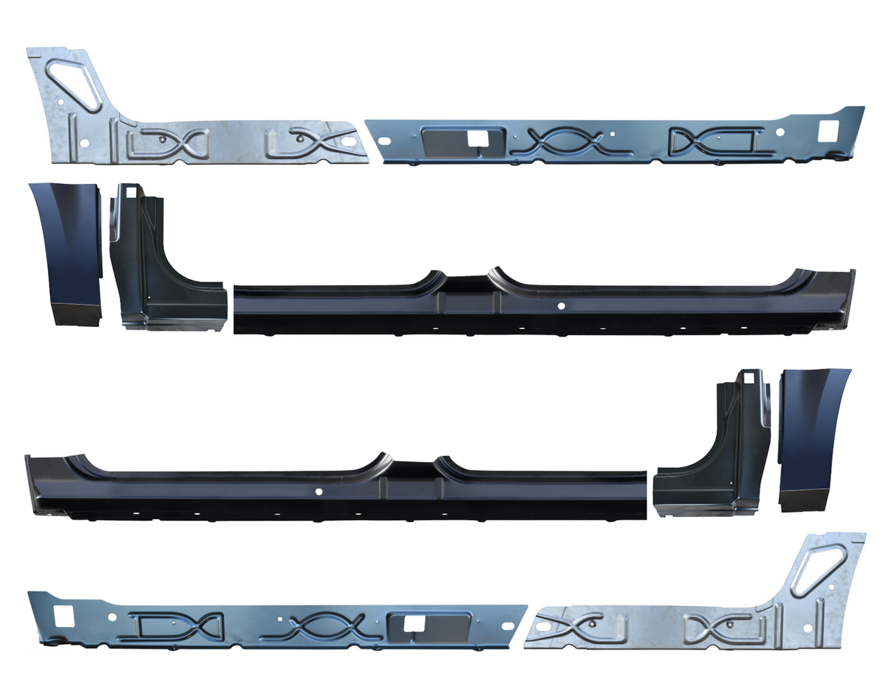 2007-2014 Suburban, Yukon XL, Avalanche, Escalade ESV & EXT Rocker, Dogleg KIT img