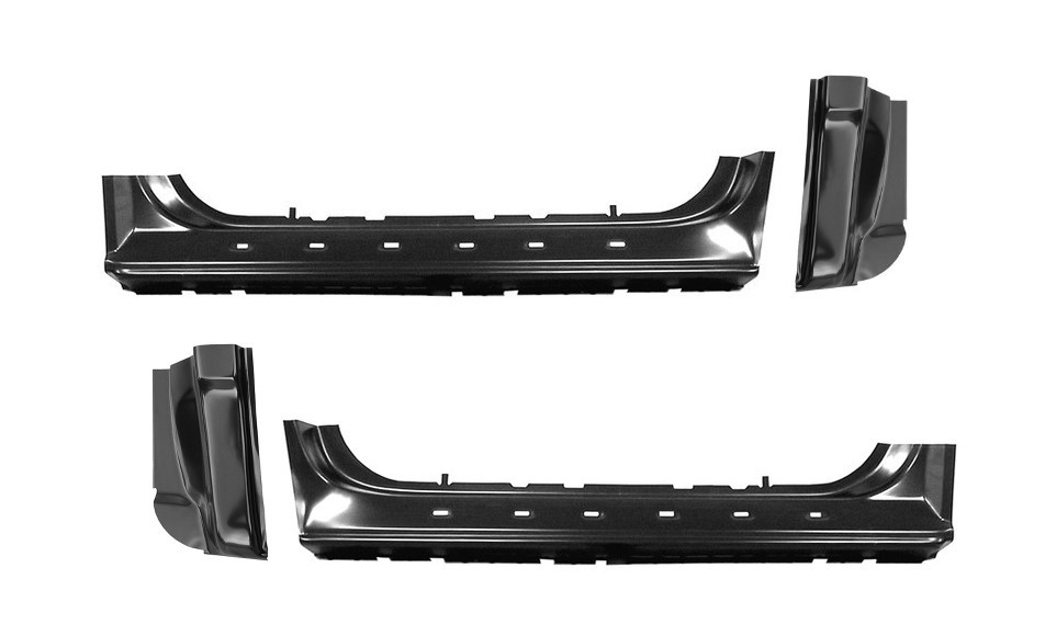 1997-2003 Ford Pickup F150 Rocker Panel Cab Corner SET (2 Door Standard Cab) img