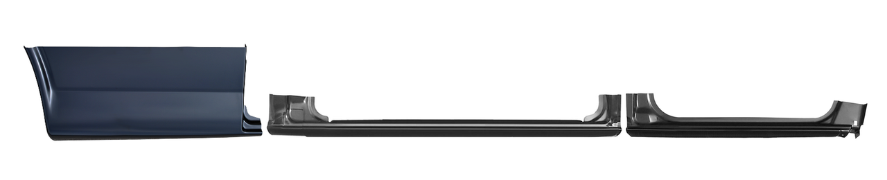 Rh 1996-2022 Express Savana Van Outer Rocker Panel Set For Sliding Door Or Cargo img