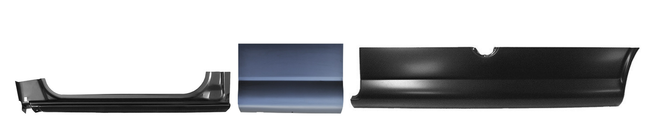 Lh 1996-2022 Express & Savana Van Rocker With Rear Quarter Front Section For LWB img