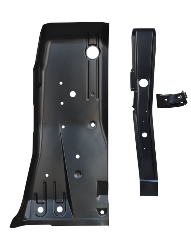 Rh 1986-1992 Jeep Comanche Floor Pan & Floor Brace SET img