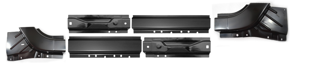 1999-2016 Ford Superduty Rocker Panel Front/Rear Door Set 4 Door Extended Cab img