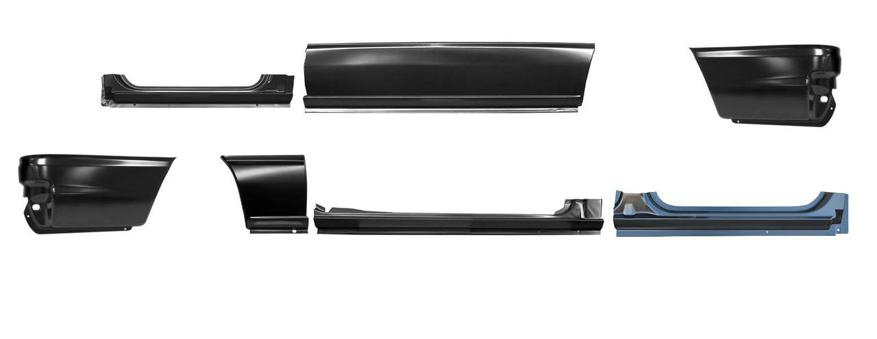 1992-2016 Econoline Van Rocker Panel & Quarter Panel Repair KIT Models W/Slider img