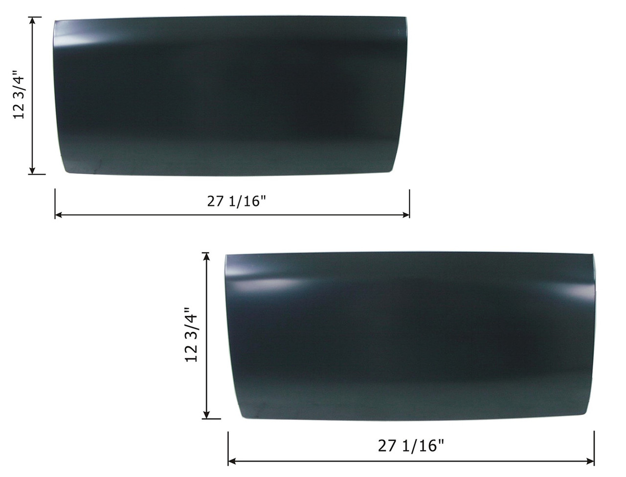 1999-2006 Chevy & Gmc Pickup Rear Door Skin SET For 4 Door Extended Cab img